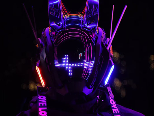 How to Customize &  Program the Appearance of Your Cyberpunk Mask? | Futurfam