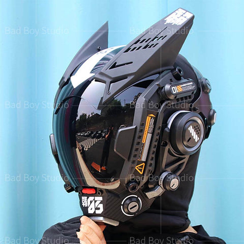 Cyberpunk Future Techwear Colorful Mask Cosplay Costume Props for Men