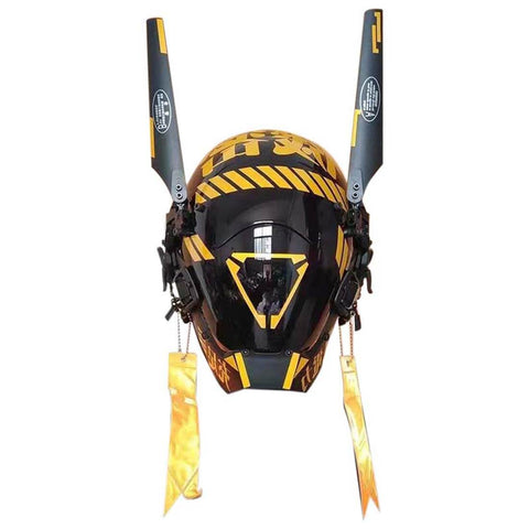 FuturFam-cyberpunk-gothic-mech-yellow-mask-chargeable-lights-for-cosplay-props