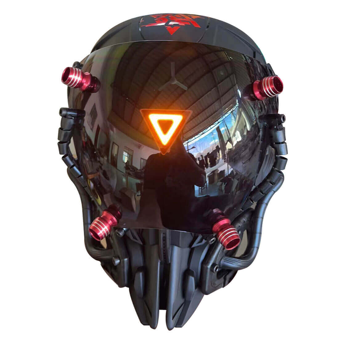 FuturFam-cyberpunk-gothic-mechanical-mask-triangle-light-for-halloween-parties