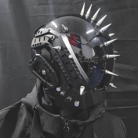 FuturFam-cyberpunk-gothic-techwear-rivet-masquerade-mask-for-halloween-parties