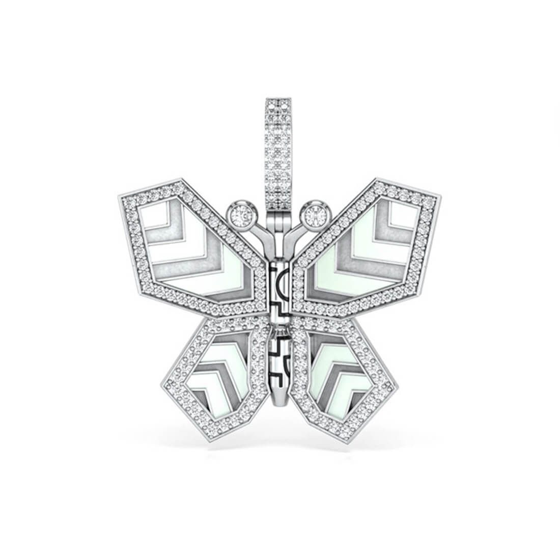 FuturFam-cyberpunk-hiphop-butterfly-necklace-pendant-cosplay-props-for-mens-and-women