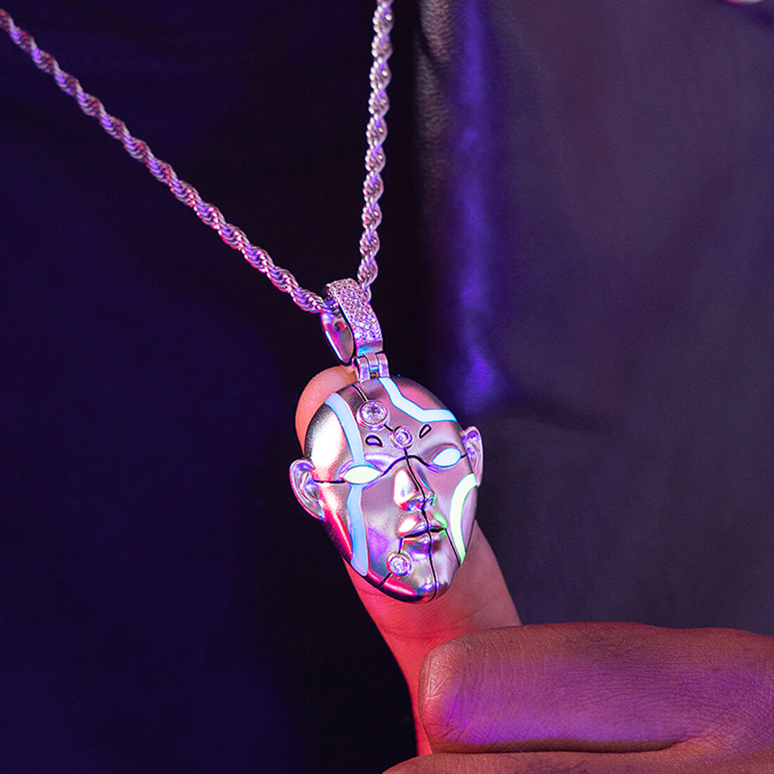 FuturFam-cyberpunk-hiphop-intelligent-mask-necklace-pendant-cosplay-props-festival-gifts