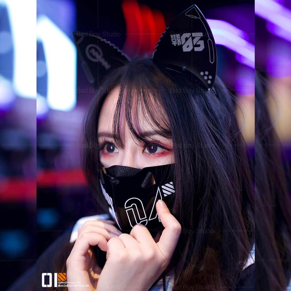 FuturFam-cyberpunk-mask-cat-ears-headband-set-anime-cosplay-props-for-women