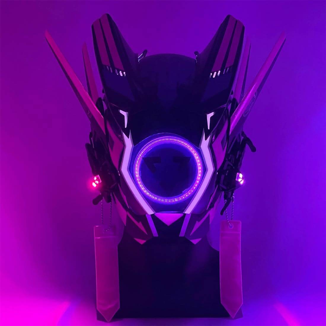 FuturFam-cyberpunk-mask-mech-with-pink-streamers-light-cosplay-prop-for-halloween-party