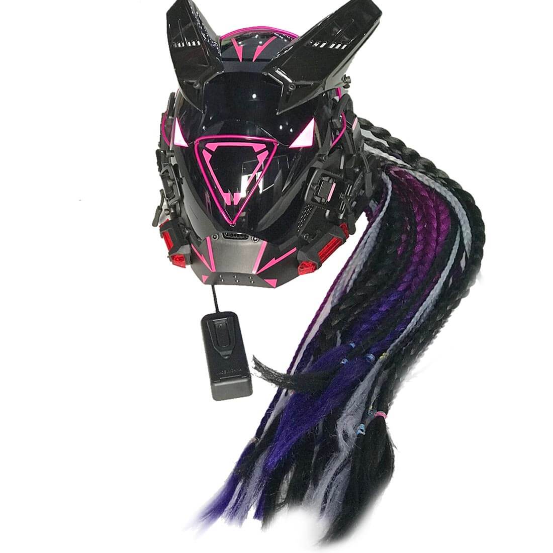 FuturFam-cyberpunk-mask-with-colorful-revenge-warrior-dreadlocks-carnival-gifts-for-men