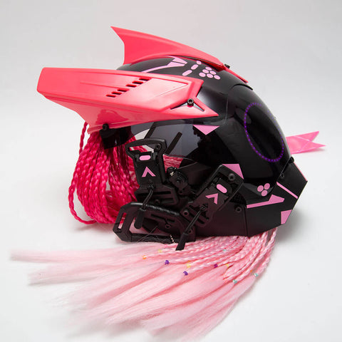 FuturFam-cyberpunk-mask-with-pink-dreadlocks-halloween-masquerade-gifts-for-men