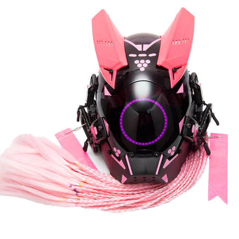 FuturFam-cyberpunk-mask-with-pink-dreadlocks-halloween-masquerade-gifts-for-men