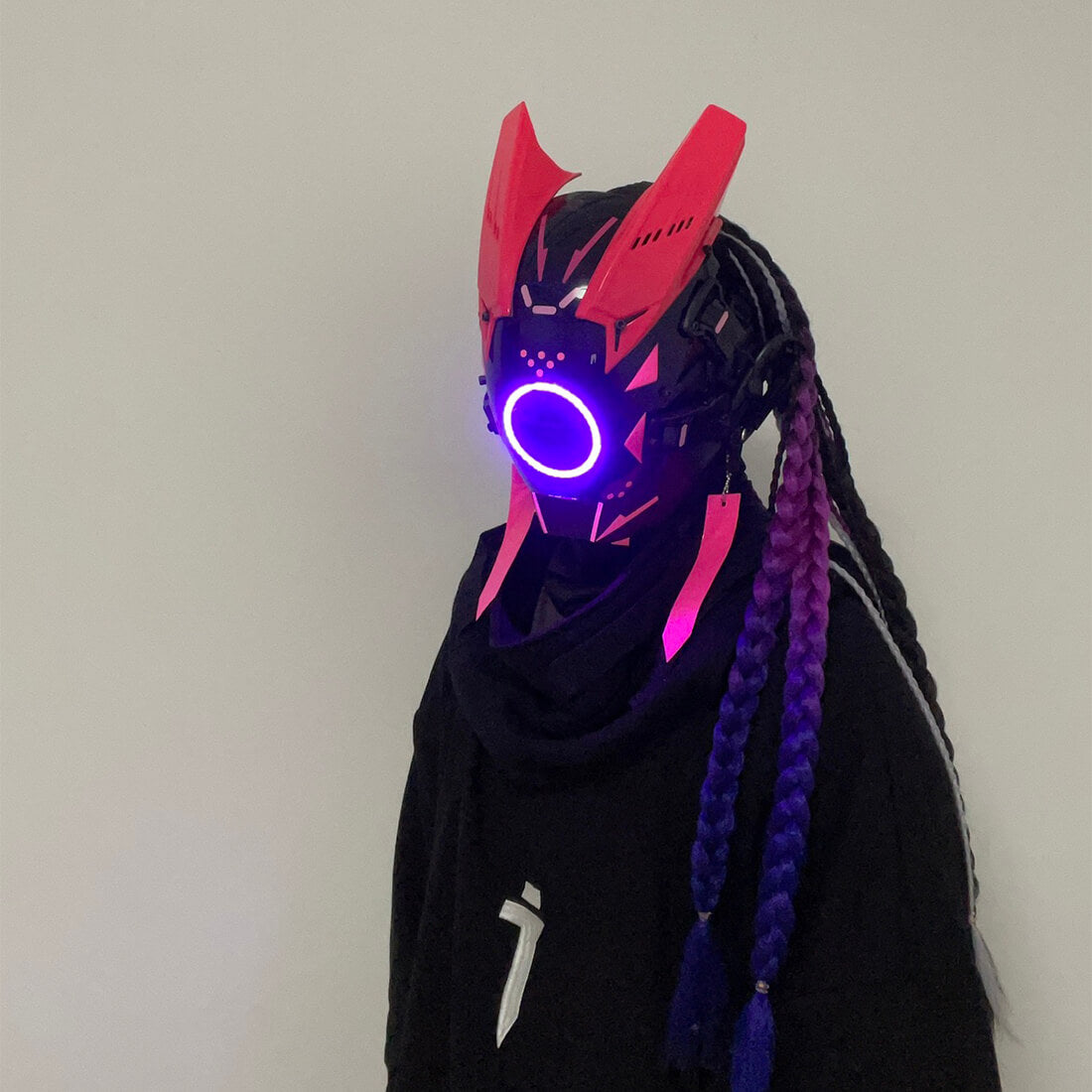 FuturFam-cyberpunk-mask-with-pink-dreadlocks-halloween-masquerade-gifts-for-men