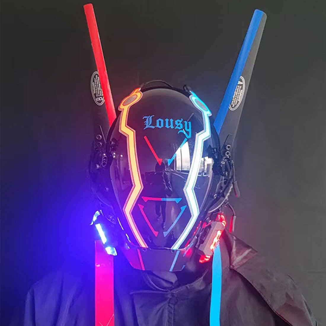 FuturFam-cyberpunk-mask-with-red-blue-lights-streamers-cosplay-costume-props-for-men