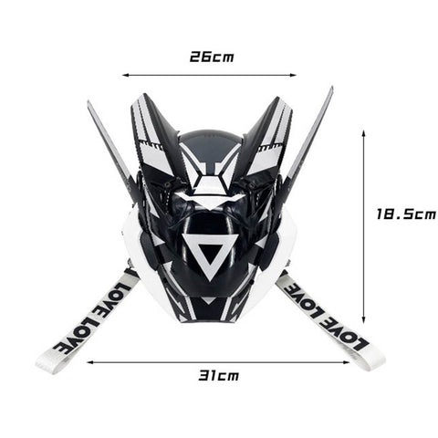 FuturFam-cyberpunk-mask-with-white-light-wing-tech-for-cosplay-prop-halloween-party