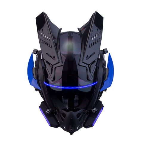 FuturFam-cyberpunk-mech-helmet-mask-with-lights-horns-carnival-props