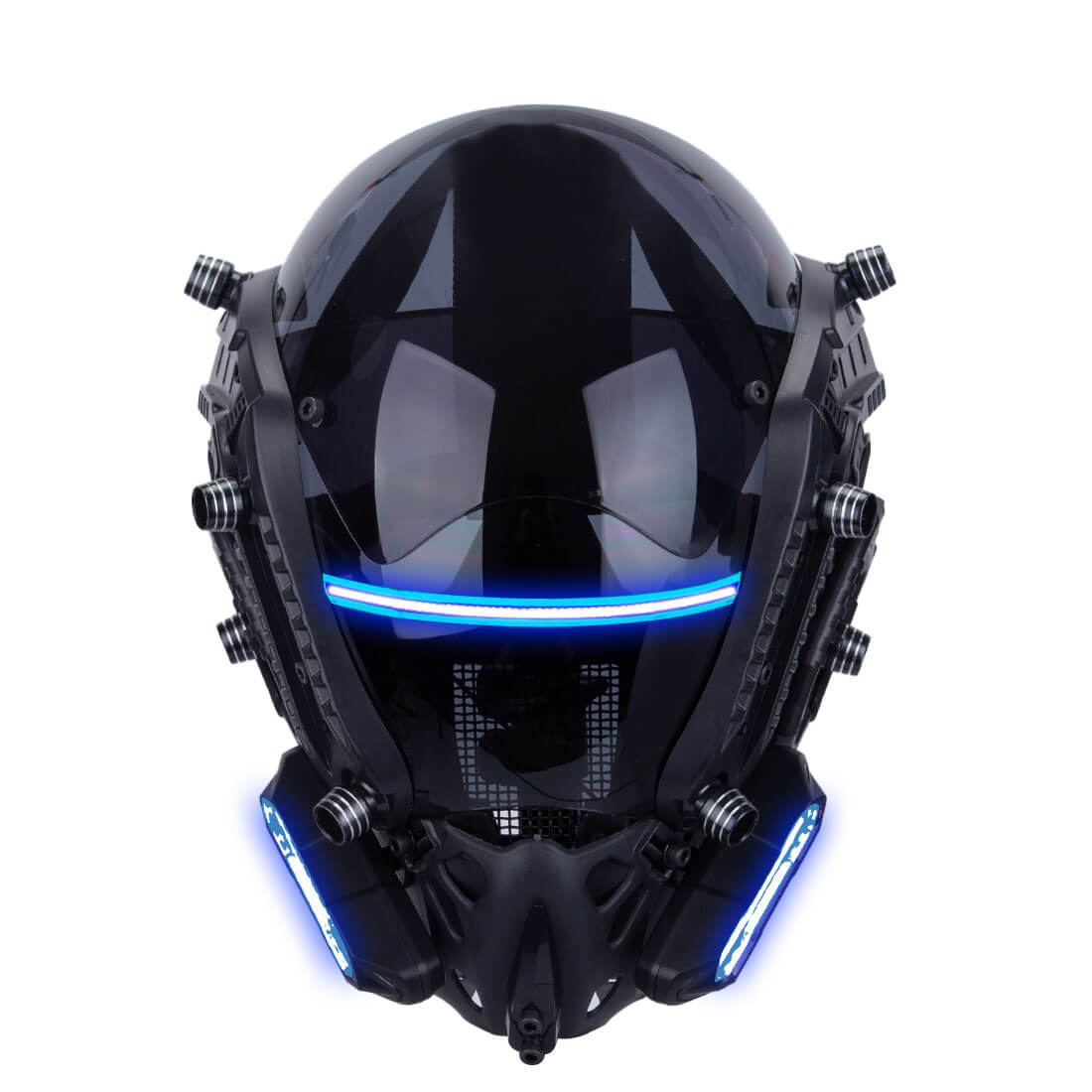 FuturFam-cyberpunk-mech-tactical-mask-with-lights-horns-carnival-props-cosplay-costume