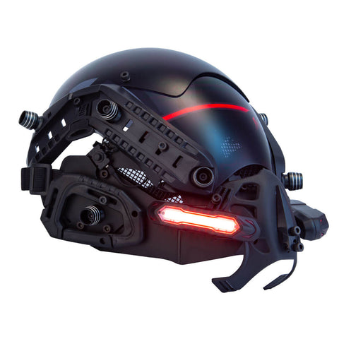 FuturFam-cyberpunk-mech-tactical-mask-with-lights-horns-carnival-props-cosplay-costume