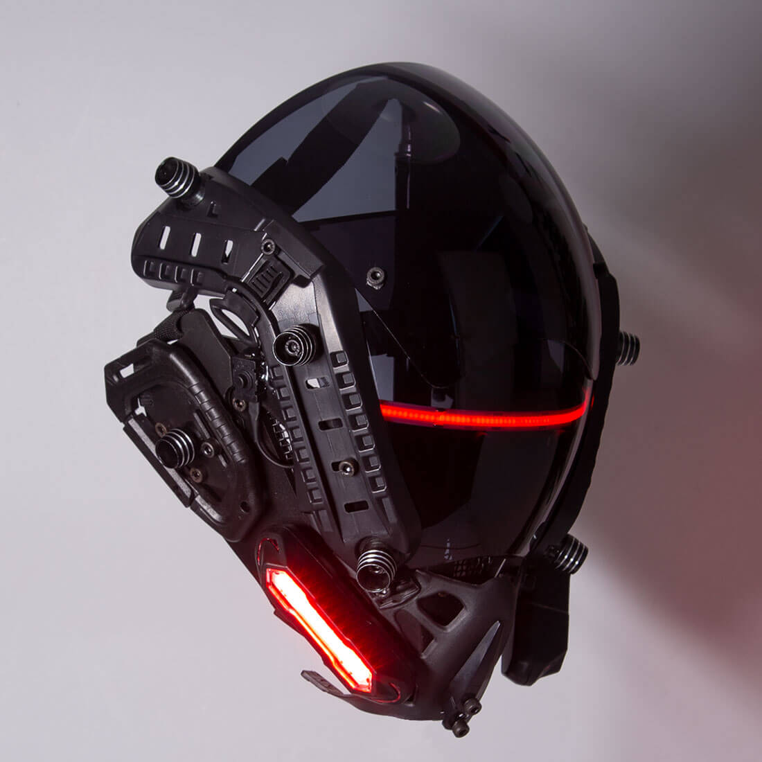 FuturFam-cyberpunk-mech-tactical-mask-with-lights-horns-carnival-props-cosplay-costume