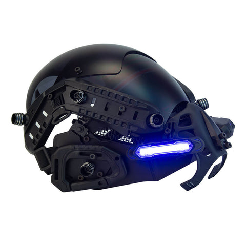 FuturFam-cyberpunk-mech-tactical-mask-with-lights-horns-carnival-props-cosplay-costume