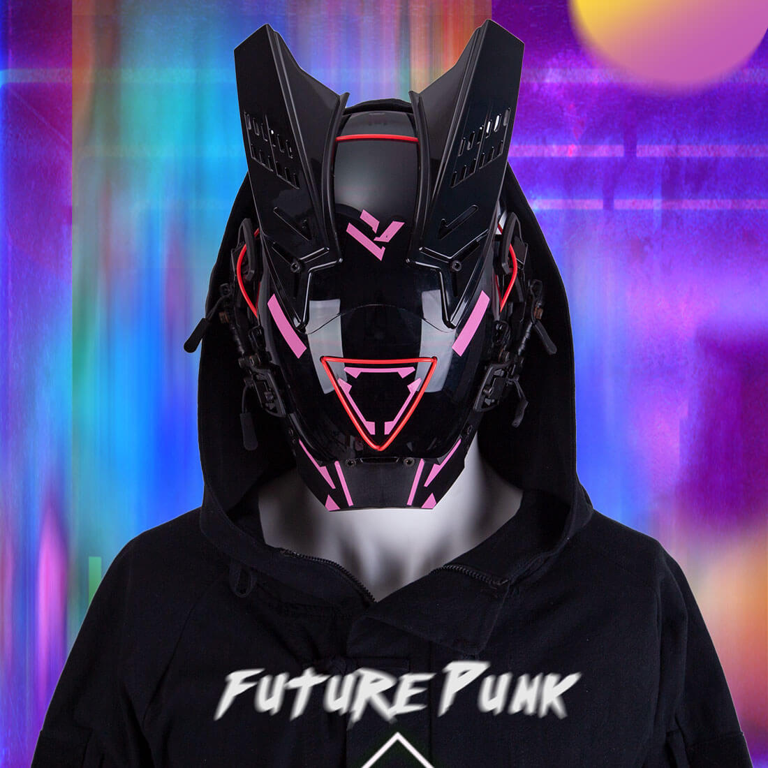 FuturFam-cyberpunk-mechanical-techwear-rechargeable-glowing-mask-mens-cosplay-costume-prop-for-halloween-parties