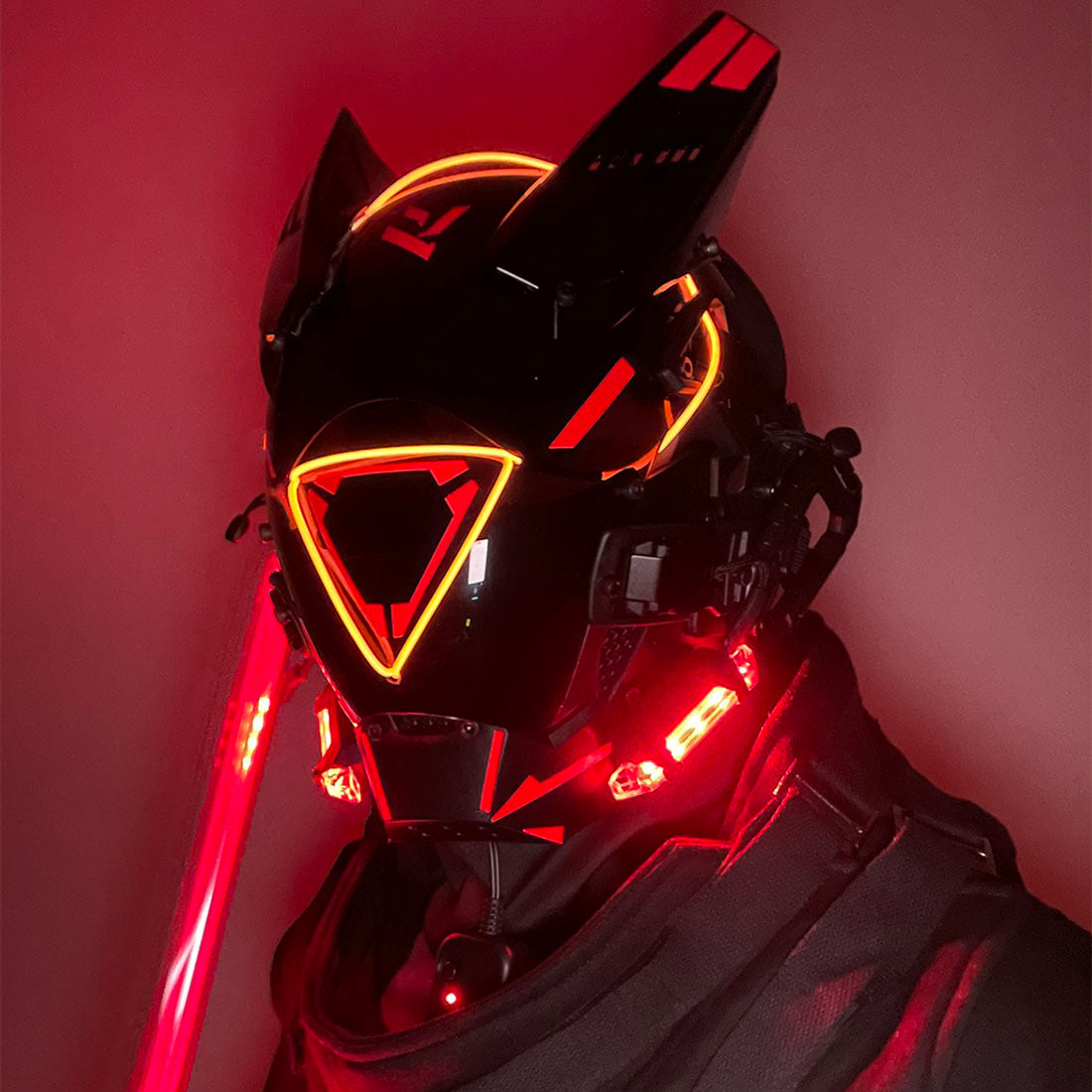 FuturFam-cyberpunk-tactical-mask-with-lights-horns-cosplay-costume-props-for-men