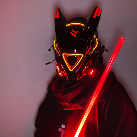 FuturFam-cyberpunk-tactical-mask-with-lights-horns-cosplay-costume-props-for-men