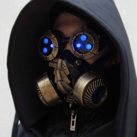 FuturFam-cyberpunk-tech-sci-mechanical-gas-mask-and-goggles-males-cosplay-prop-for-halloween-parties-with-color-lights