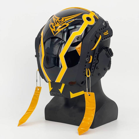 FuturFam-cyberpunk-yellow-mask-tech-with-light-streamers-for-halloween-costume-cosplay-prop