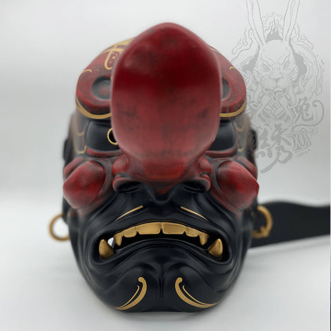 FuturFam-large-tengu-japanese-oni-mask-hand-painted-cosplay-prop-carnival-coustume