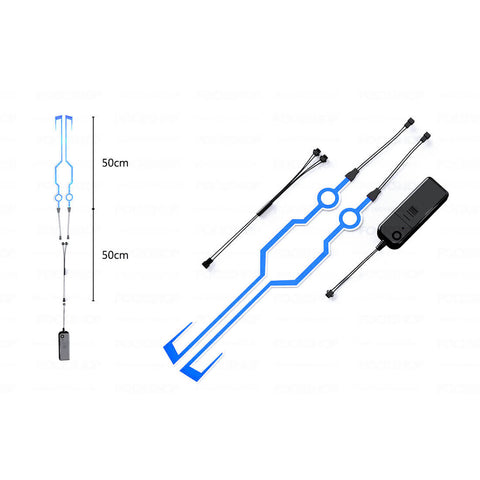 FuturFam-mechanical-led-light-strip-futuristic-cyberpunk-mask-rechargeable-modification-accessory-set