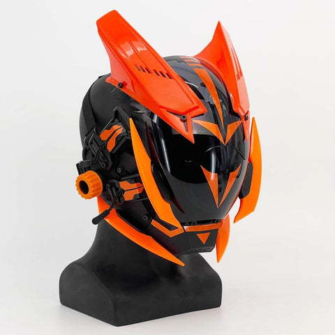 FuturFam-orange-black-tech-mask-cosplay-prop-round-light-for-halloween-party