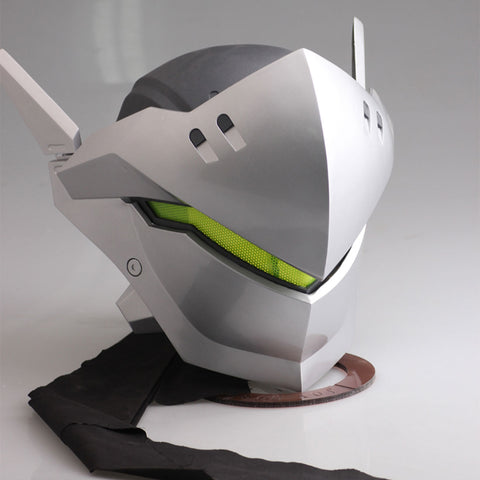 Damage Hero Cyberpunk Future Helmet Anime Halloween Masquerade Costume for Men