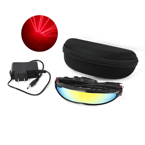 Laser Sunglasses Cyberpunk Tech Costume Prop for Halloween Cosplay Party