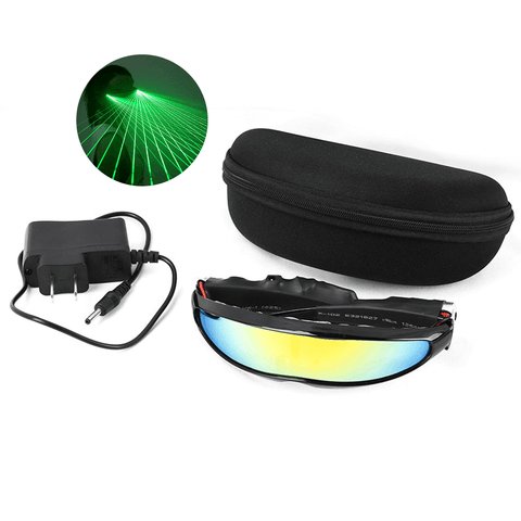 Laser Sunglasses Cyberpunk Tech Costume Prop for Halloween Cosplay Party